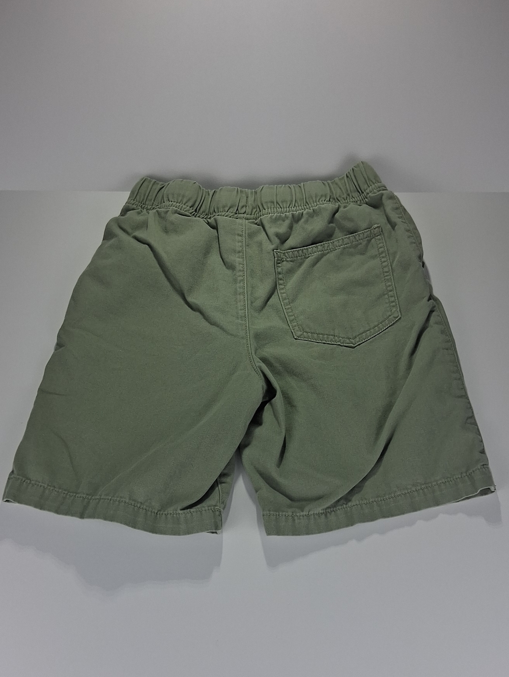 Boys Garanimals Pull-On Shorts Size 8 Olive Green Front Drawstring With Pockets - Picture 4 of 7